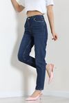 Kadın Mom Kot Pantolon Ortamavi Model TV-91745