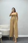 Kadın İp Askılı Sandy Tulum Vizon