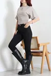 Kadın Dar Paça Kot Pantolon Siyah