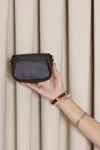 Kadın Ayarlanabilir Askılı Mini Çanta Açık Kahve