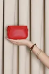 Kadın Ayarlanabilir Askılı Mini Çanta Kırmızı