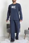 Süprem Erkek Pijama Takımı Koyuindigo