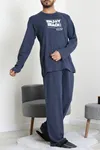 Süprem Erkek Pijama Takımı Koyuindigo