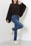 Kadın Dar Paça Kot Pantolon Mavi Model TV-96618