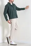 Gabardin Kumaş Erkek Gömlek Yeşil