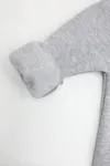 Şardonlu Baskılı Erkek Çocuk Takım Gri