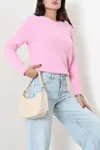 Kadın Triko Kazak Pembe