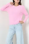 Kadın Triko Kazak Pembe