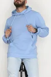 Kanguru Cepli Şardonlu 3 İplik Erkek Sweat Bebemavi