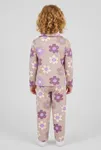 Düğmeli Süprem Çocuk Pijama Takımı Vizon