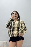 Kadın Yarım Fermuarlı Peluş Sweat Vizonetnik