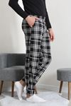 Süet Cepli Erkek Pijama Alt Siyah