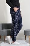 Süet Cepli Erkek Pijama Alt Lacivert