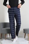 Süet Cepli Erkek Pijama Alt Lacivert