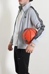 2 İplik Premium Fermuarlı Şeritli Erkek Sweat Erkek Sweat Gri