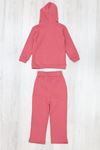 5-12 Yaş Palazzo Kapşonlu Cepli 3 İplik Çocuk Takım Gül Kurusu