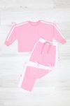 Kurdeleli 2 İplik Çocuk Takım Pembe