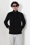 Polar Fleto Cepli Fermuarlı Erkek Sweat Siyah