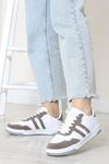 Kadın Günlük Spor Ayakkabı Beyaz Gri