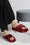 Kadın Yumoş Terlik Bordo