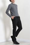 Selanik Yarım Boğazlı Erkek Sweat Füme