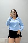 Kadın Polo Yaka Triko Kazak Bebemavi