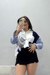 Kadın Mix Oversize Gömlek Çokrenkli