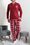 Polar Erkek Pijama Takımı Bordo