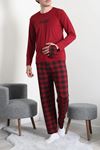 Milan Erkek Pijama Takımı Bordo