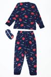 Çocuk 7-10 Yaş Welsoft Pijama Takımı Lacivert