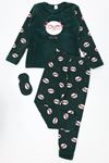 Çocuk 11-14 Yaş Welsoft Pijama Takımı Zümrüt