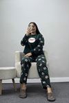 Kadın Welsoft Pijama Takımı Zümrüt