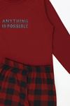 Çocuk 5-9 Yaş Milan Pijama Takımı Bordo
