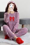 Kadın Welsoft Pijama Takımı Koyulila