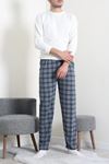 Süprem Cepli Erkek Pijama Altı Fümemavi