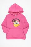 Kanguru Cepli Kapşonlu Çocuk Sweat Pembe Model TV-101199