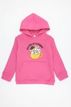 Kanguru Cepli Kapşonlu Çocuk Sweat Pembe Model TV-101199