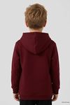 3 İplik Kapşonlu Çocuk Sweat Bordo Model TV-101504