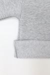 Üç İplik Şardonlu Çocuk Sweat Gri