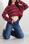 Kadın Baggy Kot Pantolon Koyumavi Model TV-101812