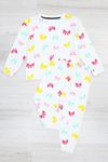 Kız Çocuk Pijama Takımı Beyazyeşil