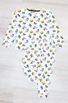 Erkek Çocuk Pijama Takımı Beyazyeşil