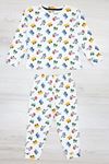 Erkek Çocuk Pijama Takımı Beyazyeşil