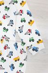 Erkek Çocuk Pijama Takımı Beyazyeşil