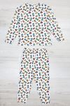 Erkek Çocuk Pijama Takımı Beyazmavi