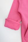 Kanguru Cepli Kapşonlu Çocuk Sweat Pembe