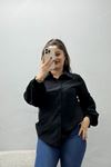 Kadın Cessika Modelli Gömlek Siyah Model TV-101716