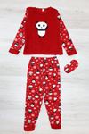 Çocuk 7-14 Yaş Welsoft Pijama Takımı Kırmızıpanda