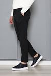 Gabardin Beli Bağcıklı Erkek Pantolon Lacivert