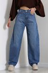 Kadın Baggy Kot Pantolon Mavi Model TV-102577